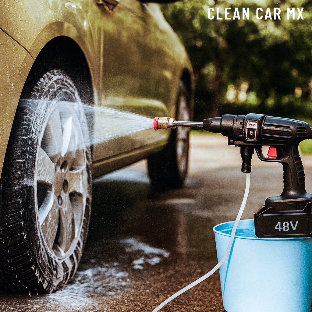 Clean Car MX – Kit Hidrolavadora + Aspiradora De Carro