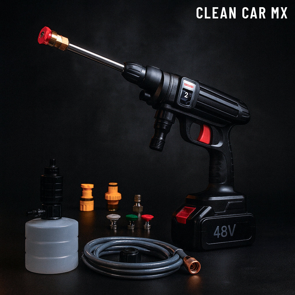 Clean Car MX – Kit Hidrolavadora + Aspiradora De Carro